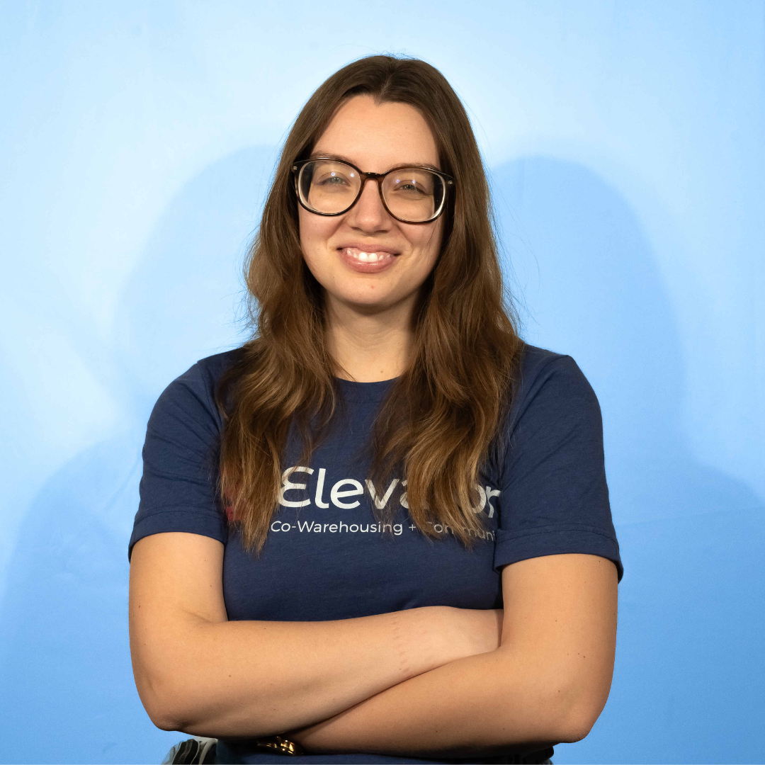 Leigha Atkisson, Community Manager for Elevator Co-Warehousing
